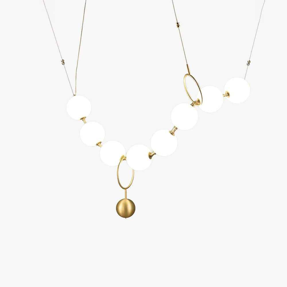 Lustra Suspension Lampe Collier en Verre - Neutralighting
