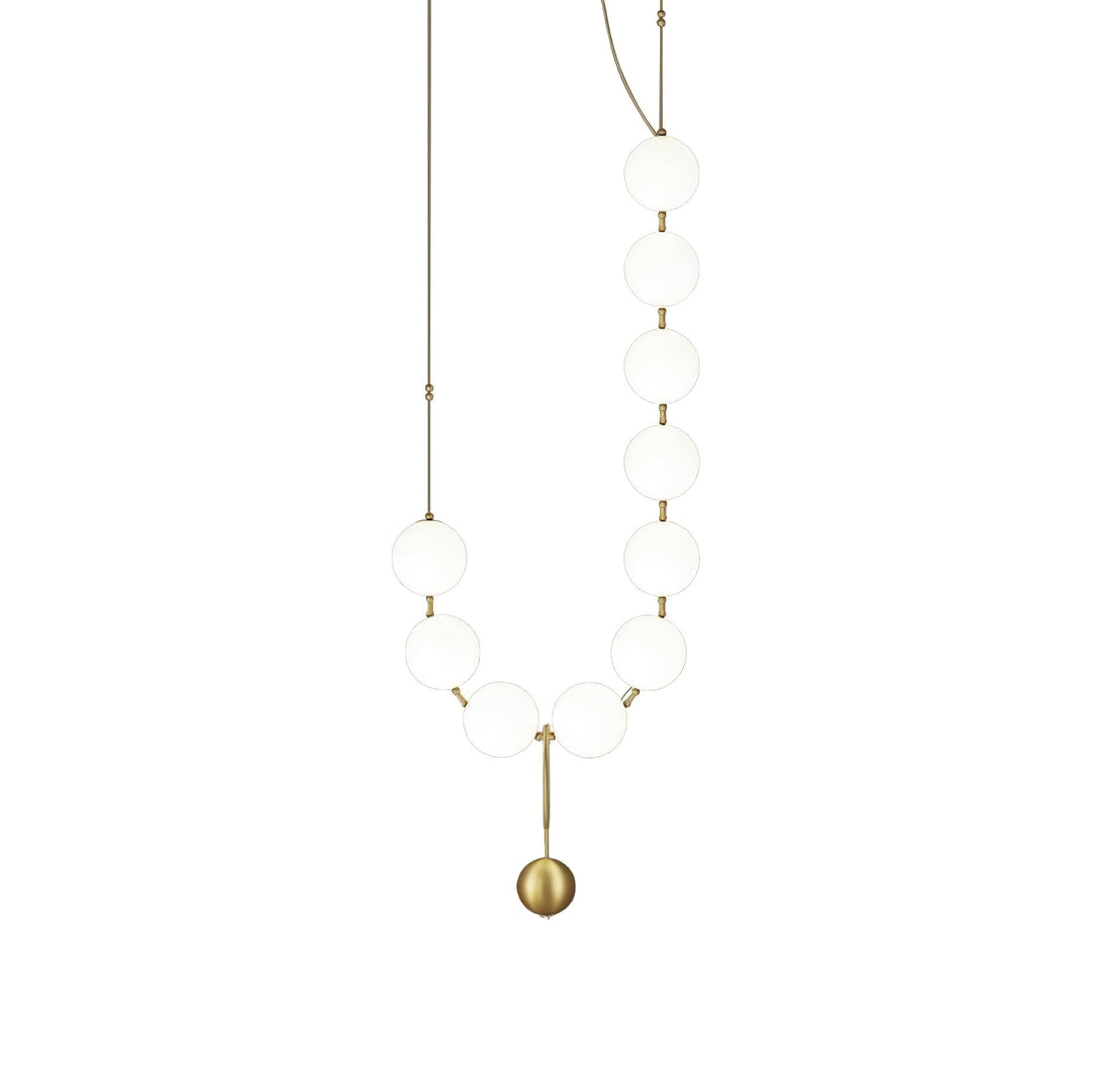 Lustra Suspension Lampe Collier en Verre - Neutralighting