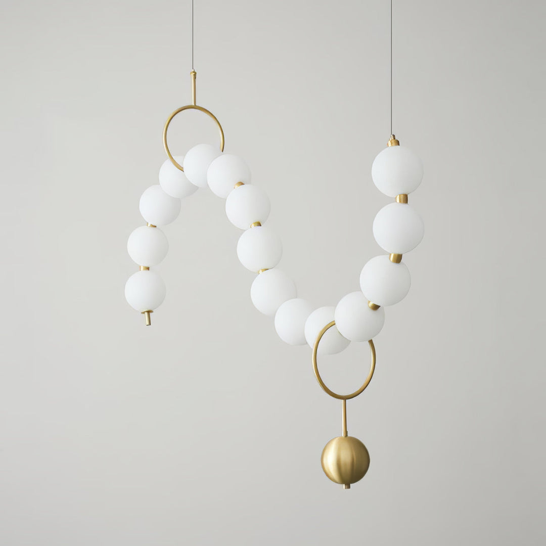 Lustra Suspension Lampe Collier en Verre - Neutralighting