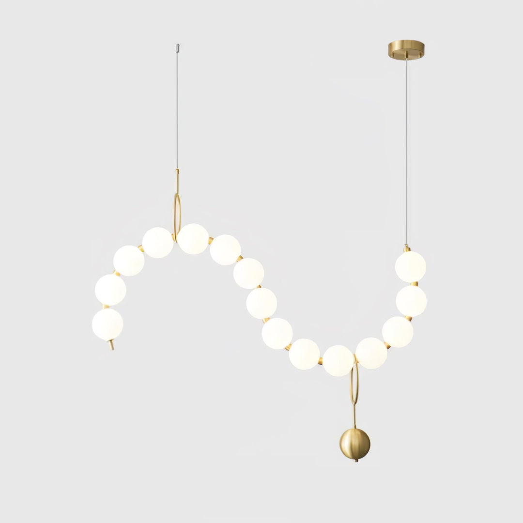 Lustra Suspension Lampe Collier en Verre - Neutralighting