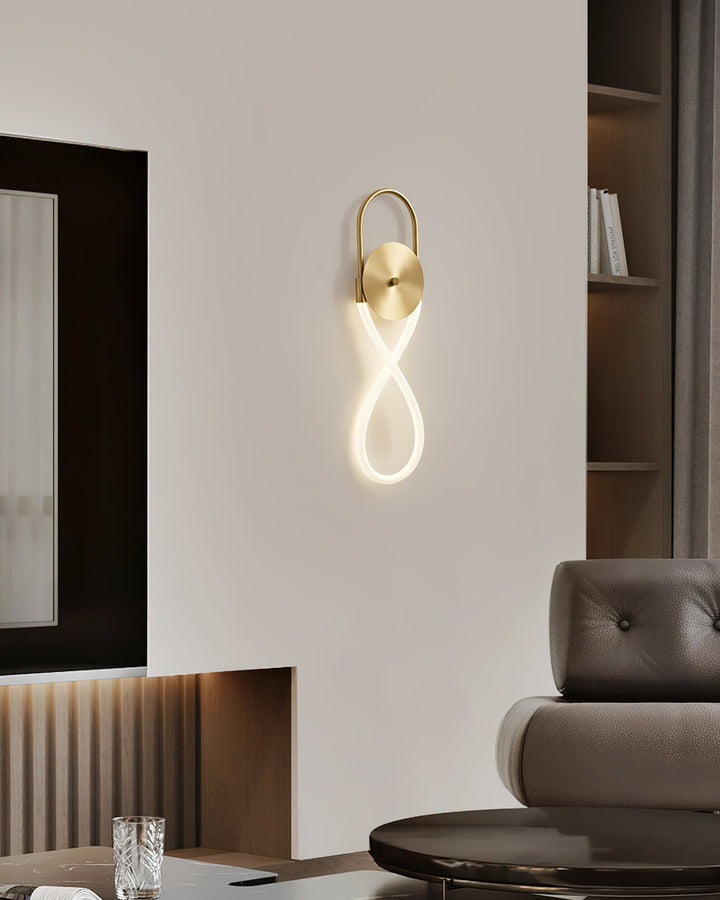 Ilirel Applique Murale Art Collier Anneau en Laiton - Neutralighting