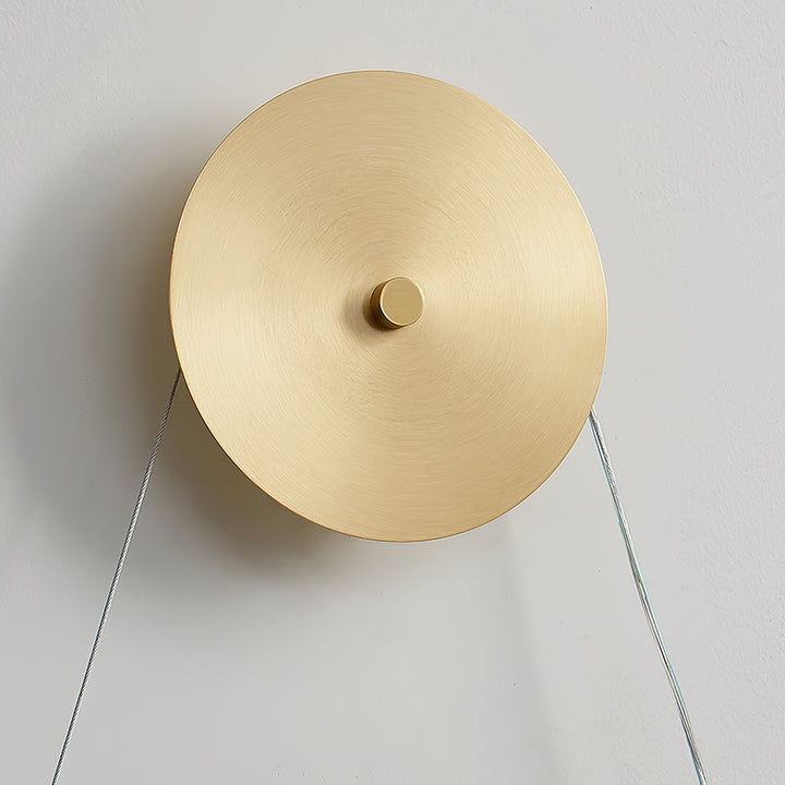 Ilirel Applique Murale Art Collier Anneau en Laiton - Neutralighting