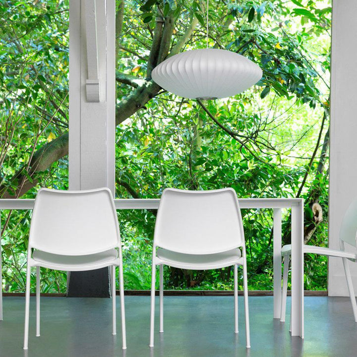 Solarnce Suspension Minimaliste en Soie et Acier - Neutralighting