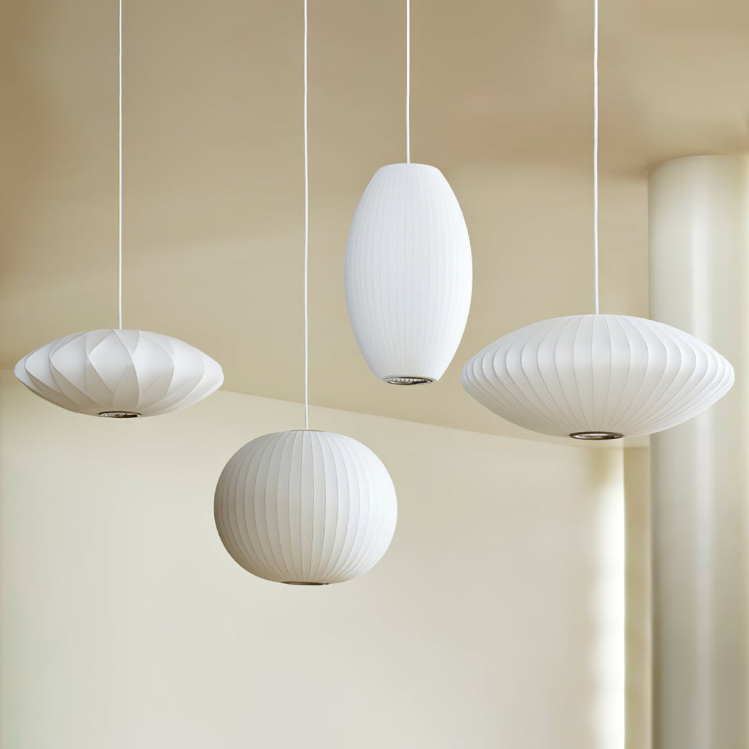 Etrio Suspension Bulle en Soie de Mûrier - Neutralighting