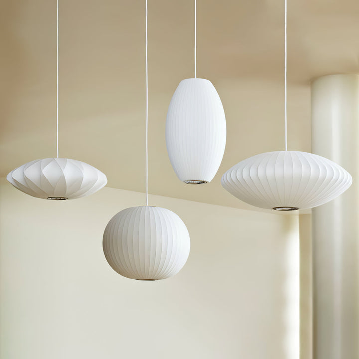 Etrio Suspension Bulle en Soie de Mûrier - Neutralighting