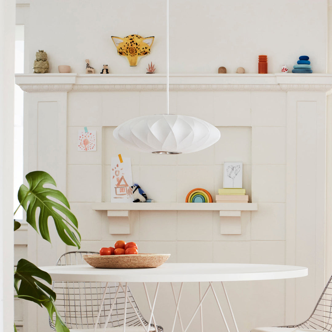 Solarnce Suspension Minimaliste en Soie et Acier - Neutralighting