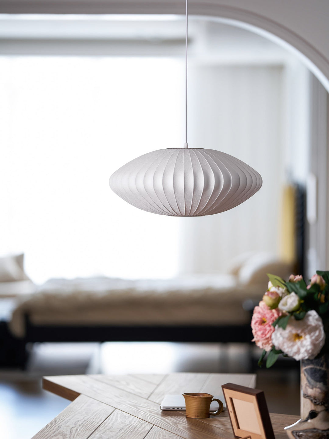 Alvaris Lampe Pendante Moderne Blanche - Neutralighting