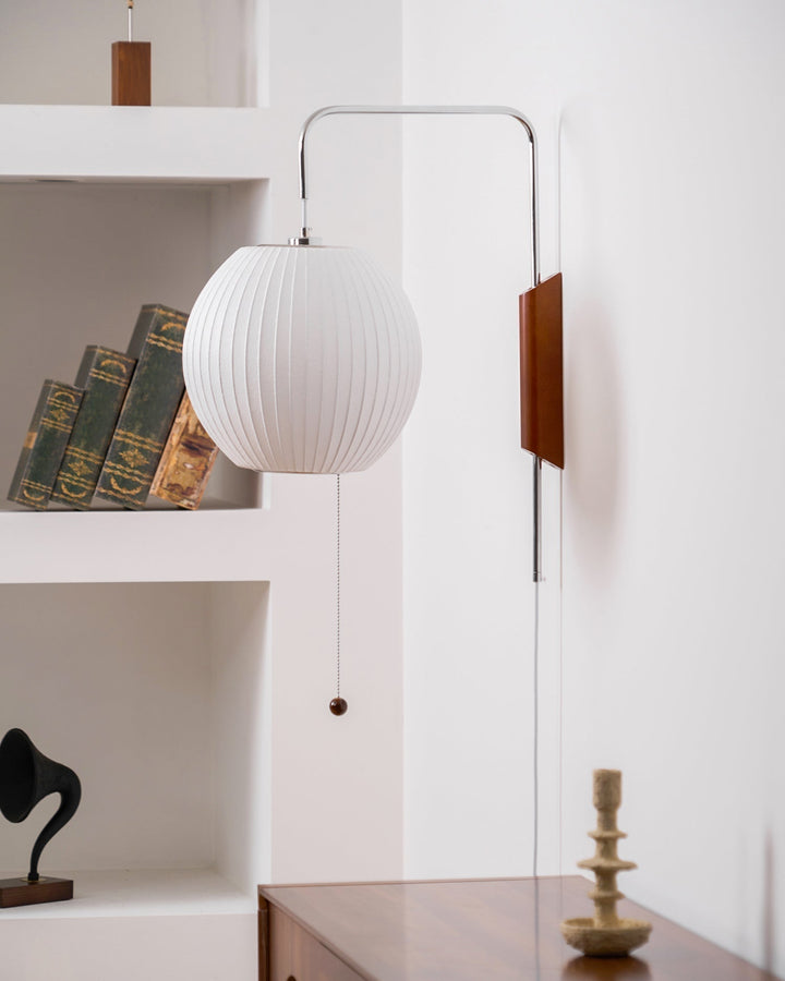 Lustra Wall Sconce Walnut Ball - Neutralighting