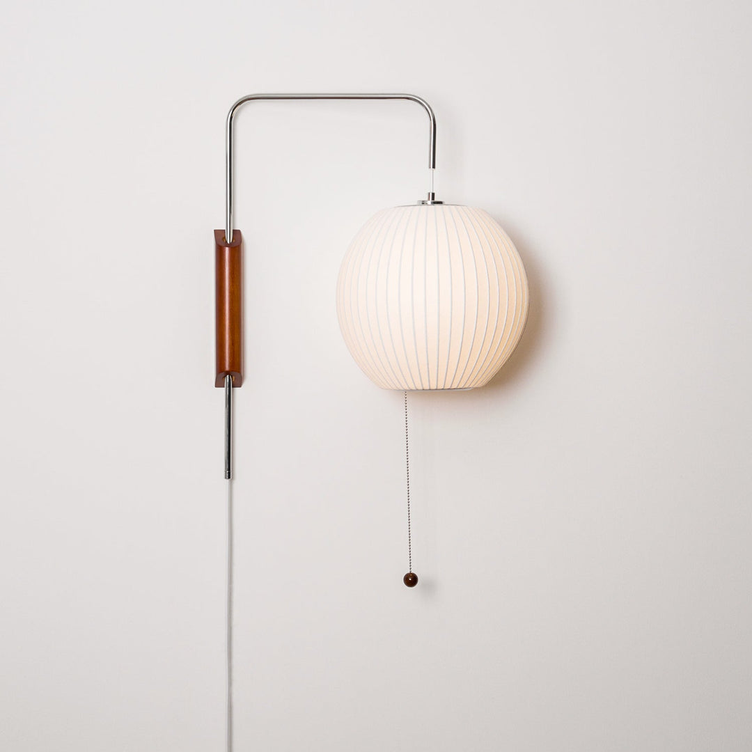 Lustra Wall Sconce Walnut Ball - Neutralighting
