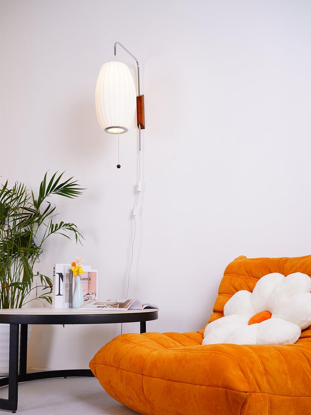 Lustra Wall Sconce Walnut Ball - Neutralighting