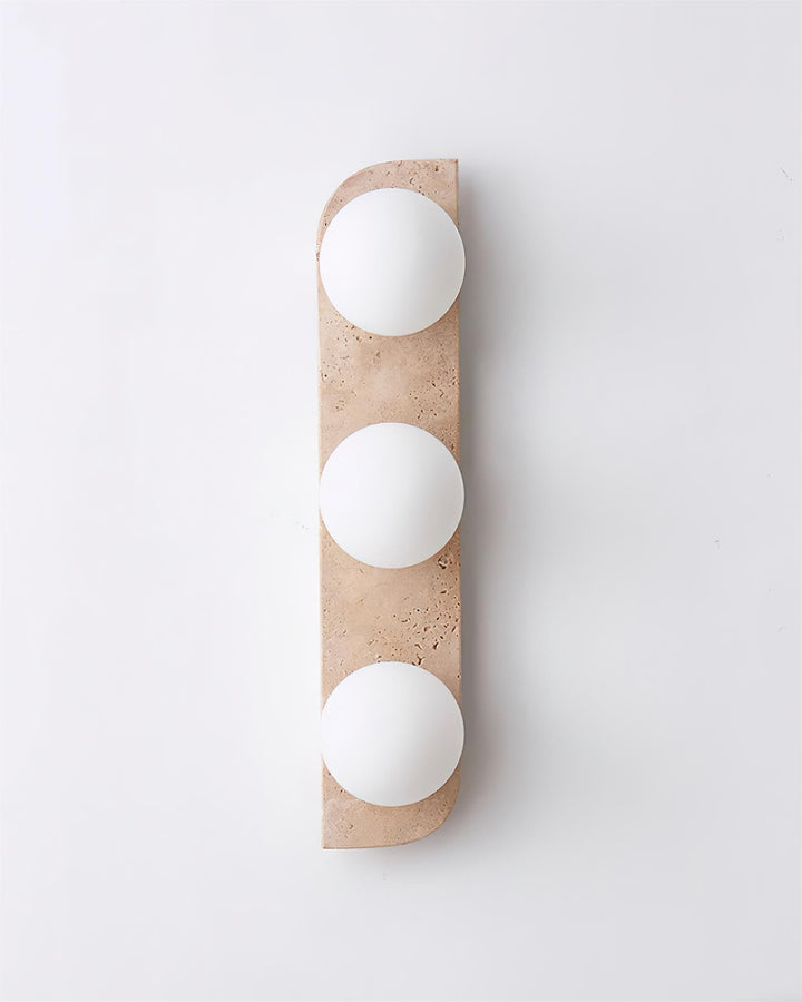 Ritta Applique Murale Moderne en Travertin - Neutralighting