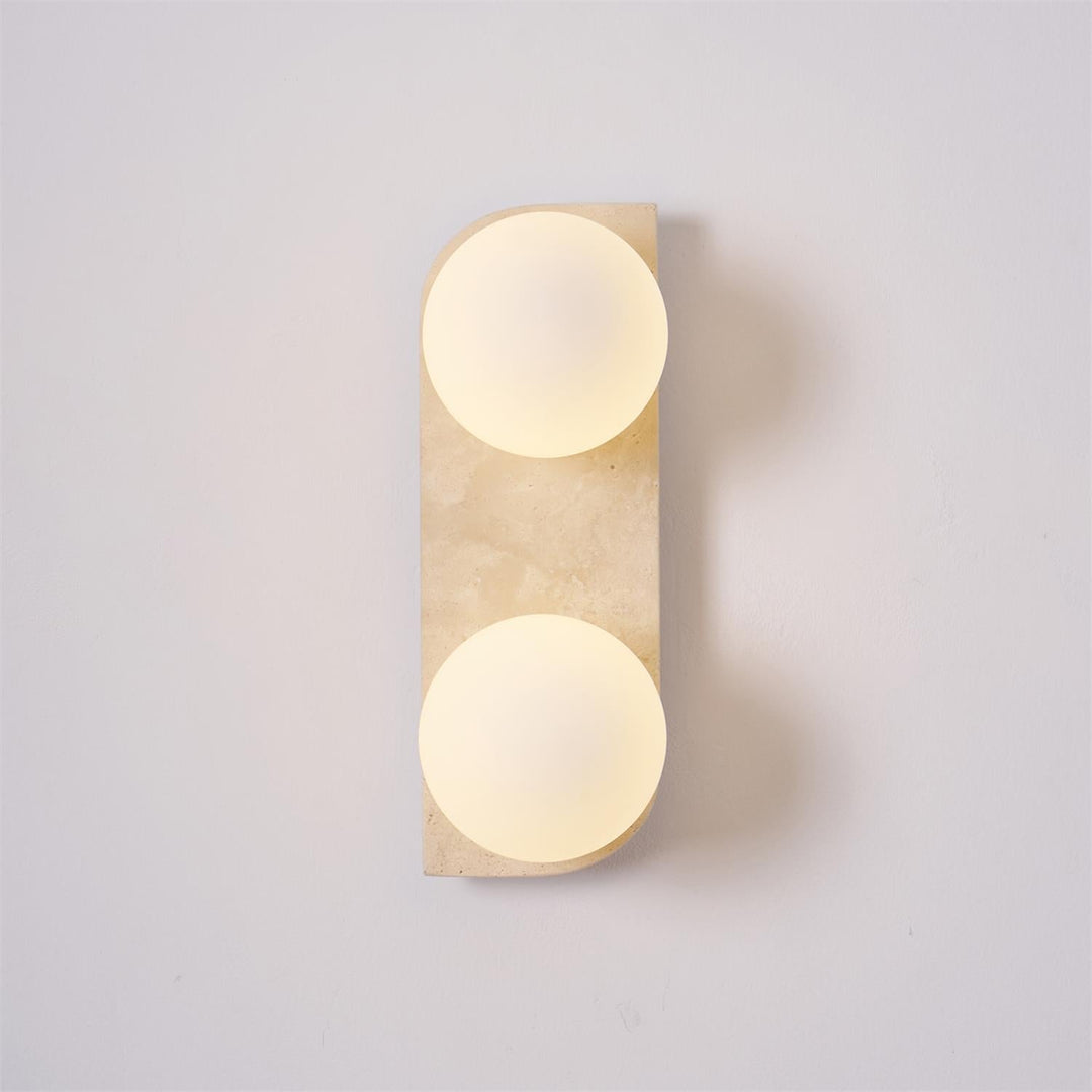 Ritta Applique Murale Moderne en Travertin - Neutralighting