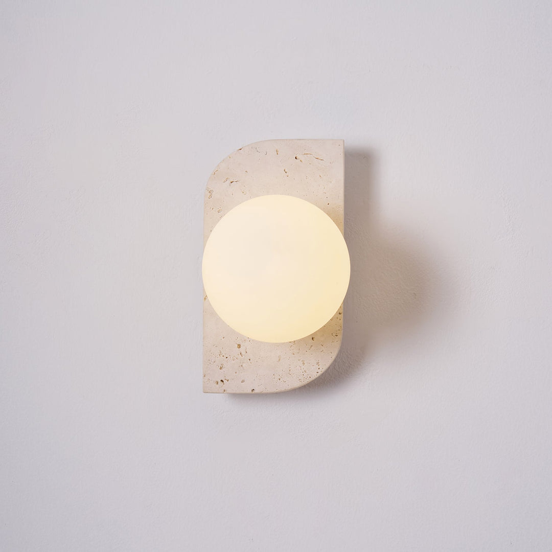 Ritta Applique Murale Moderne en Travertin - Neutralighting