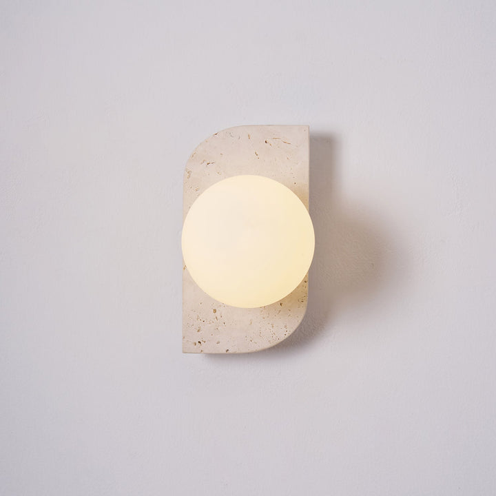 Ritta Applique Murale Moderne en Travertin - Neutralighting