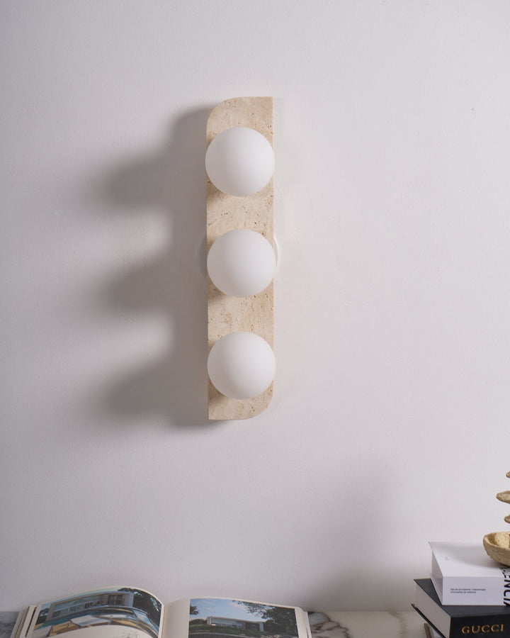 Ritta Applique Murale Moderne en Travertin - Neutralighting