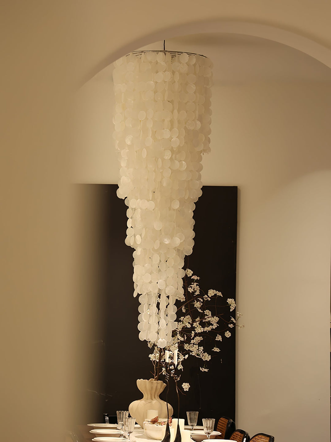 Eloryra Lustre en Verre en Cascade - Neutralighting