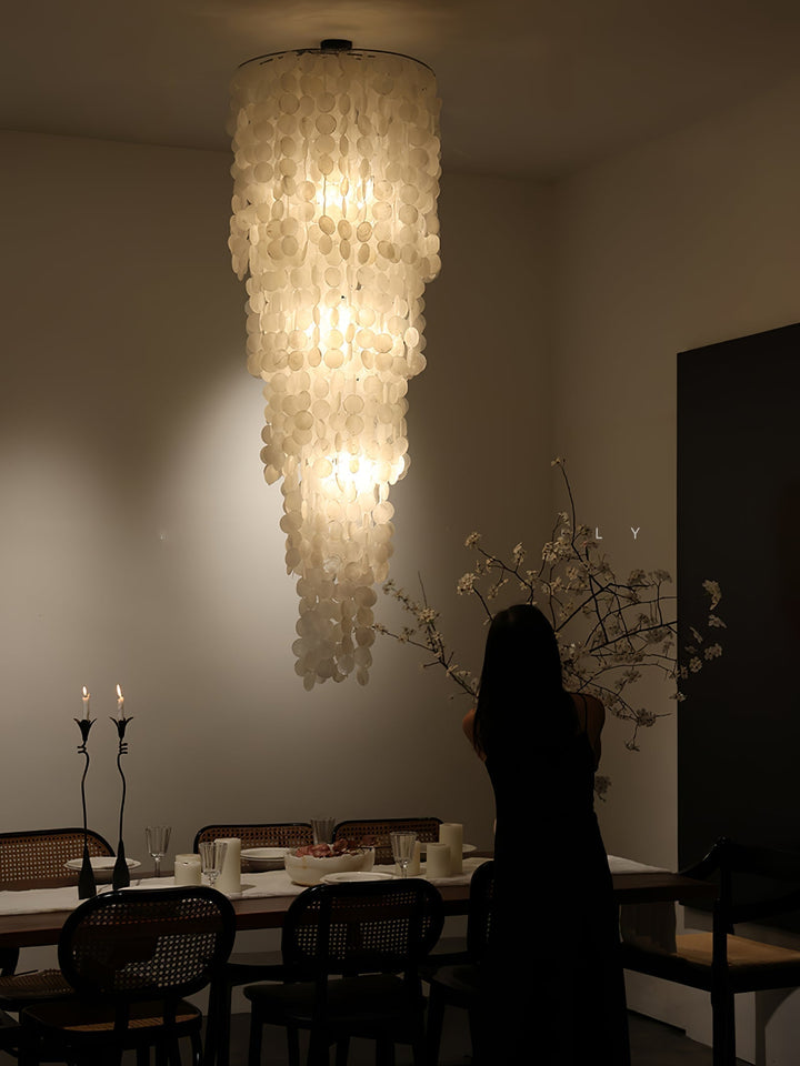 Eloryra Lustre en Verre en Cascade - Neutralighting