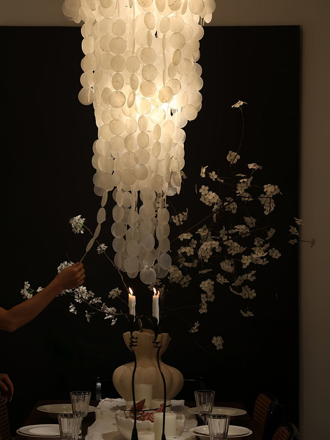 Eloryra Lustre en Verre en Cascade - Neutralighting