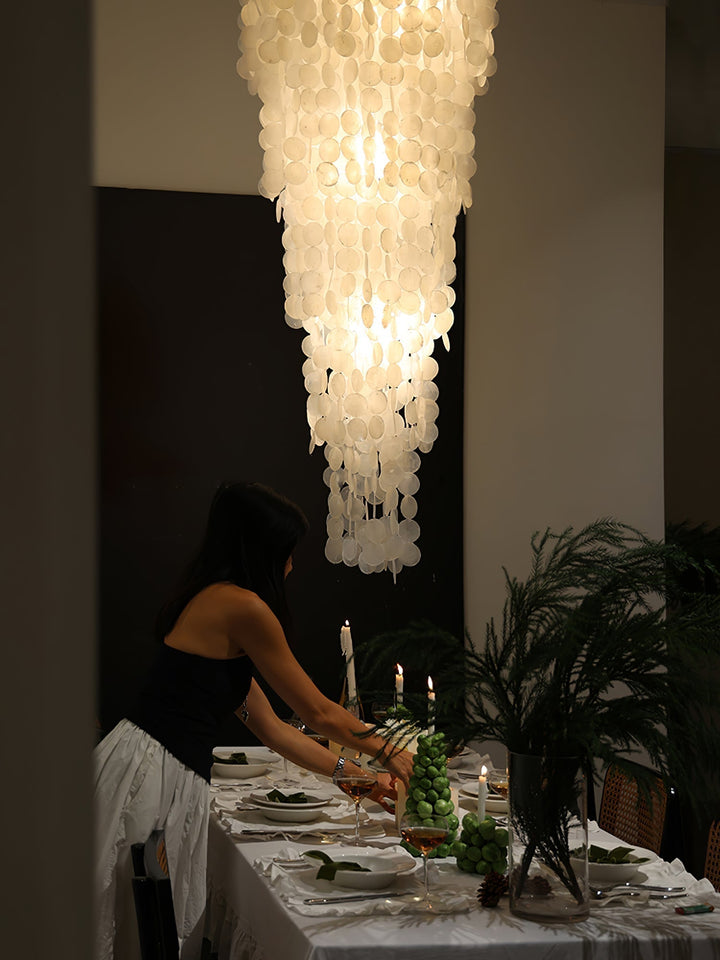 Eloryra Lustre en Verre en Cascade - Neutralighting