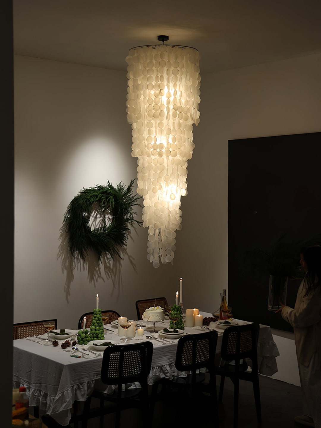 Eloryra Lustre en Verre en Cascade - Neutralighting