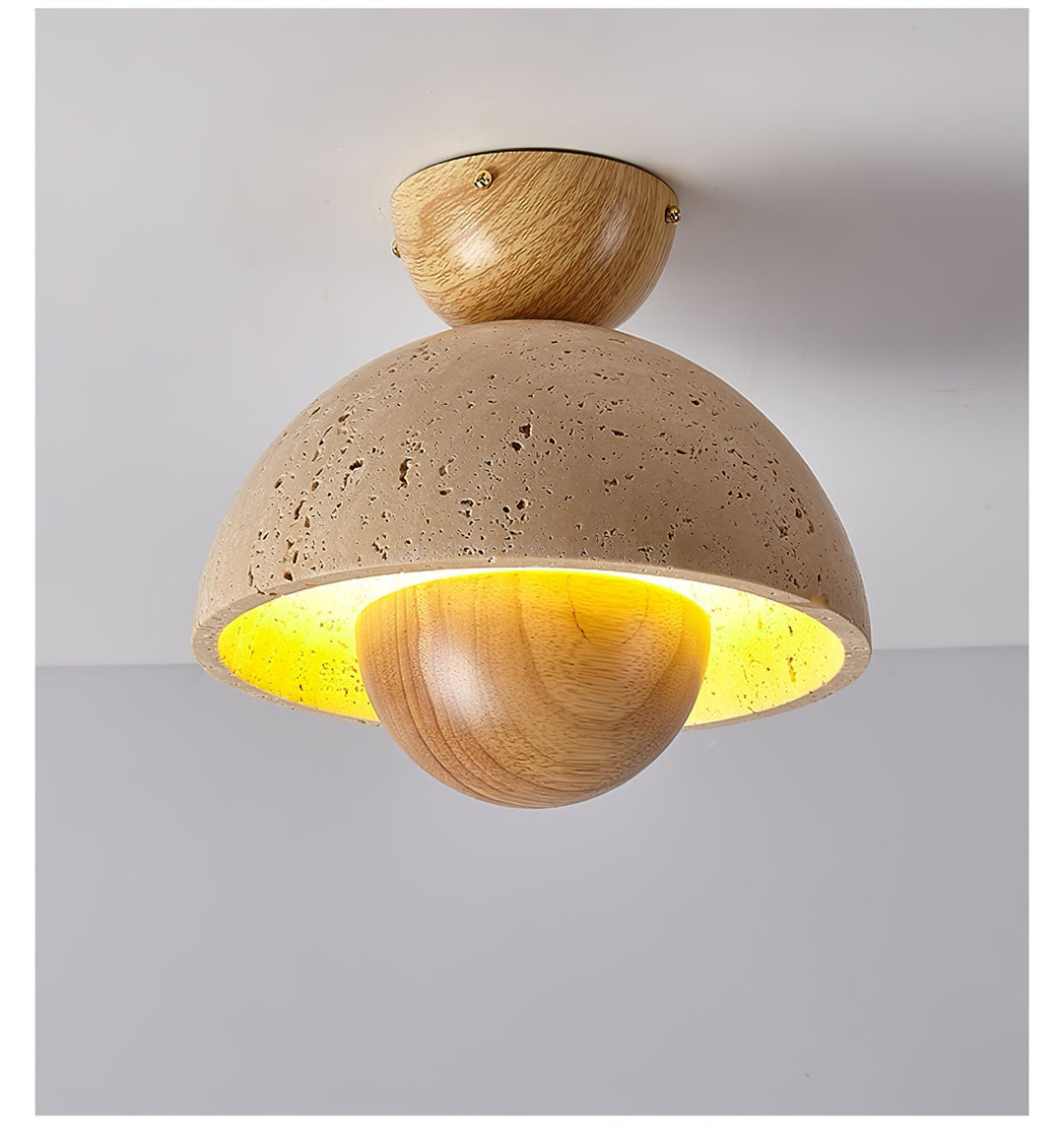 Cadorisra Travertin Plafonnier Lumière - Neutralighting