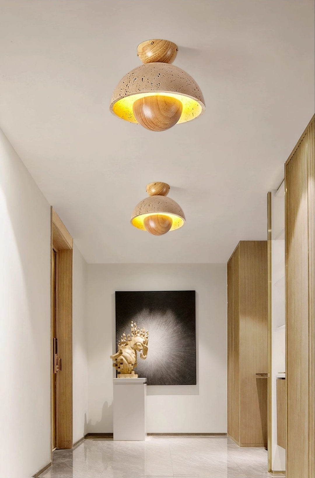 Cadorisra Travertin Plafonnier Lumière - Neutralighting