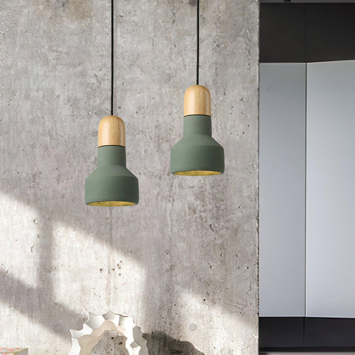 Trio Suspension Rustique en Bois - Neutralighting
