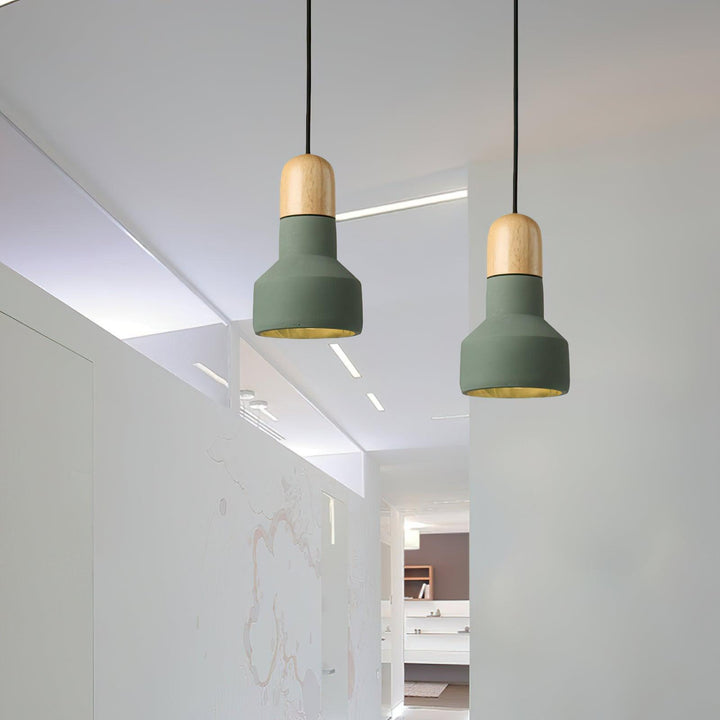 Trio Suspension Rustique en Bois - Neutralighting