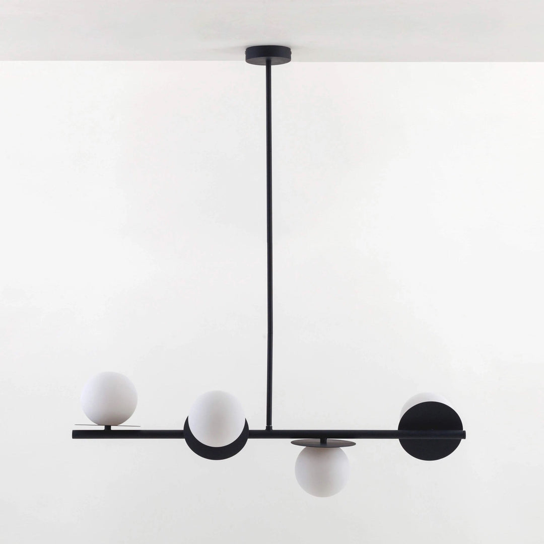 Evvararis Lustre Moderne Minimaliste en Laiton et Verre - Neutralighting