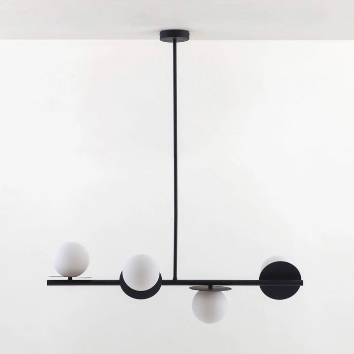 Evvararis Lustre Moderne Minimaliste en Laiton et Verre - Neutralighting