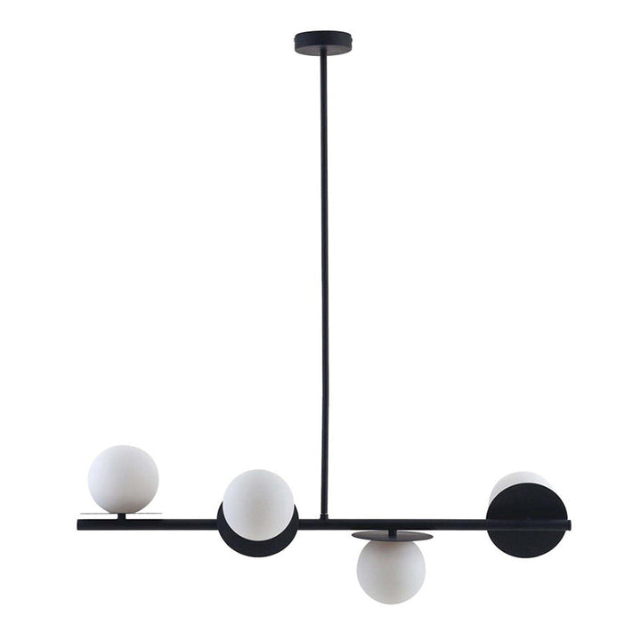 Evvararis Lustre Moderne Minimaliste en Laiton et Verre - Neutralighting