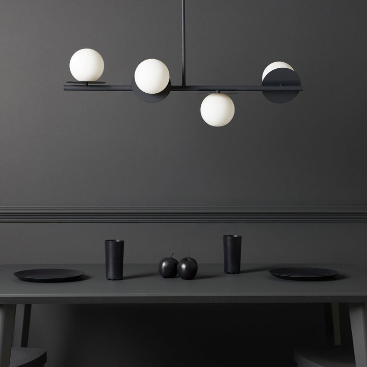 Evvararis Lustre Moderne Minimaliste en Laiton et Verre - Neutralighting