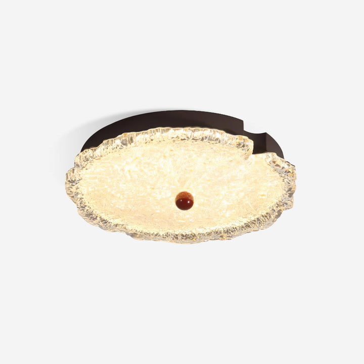 Gialo Lampe Plafonnier en Verre Texturé - Neutralighting
