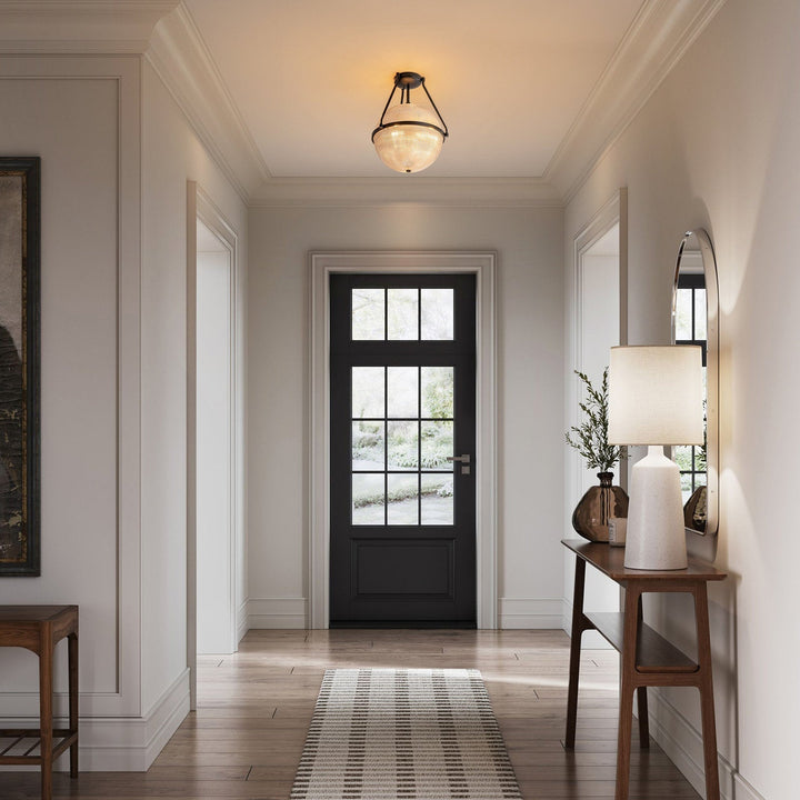 Atale Lampe de Plafond Moderne Minimaliste en Verre et Métal - Neutralighting