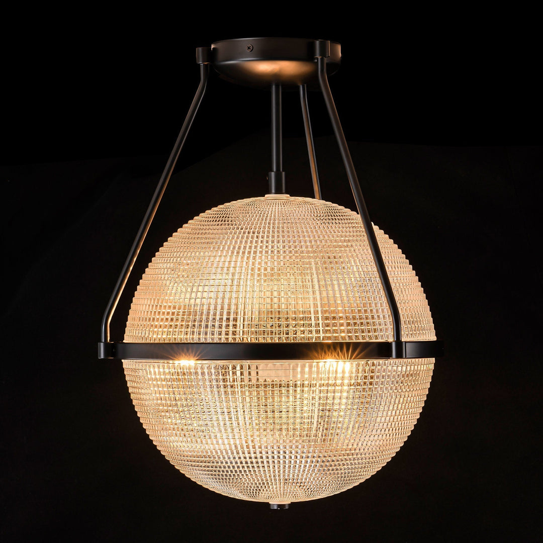 Atale Lampe de Plafond Moderne Minimaliste en Verre et Métal - Neutralighting