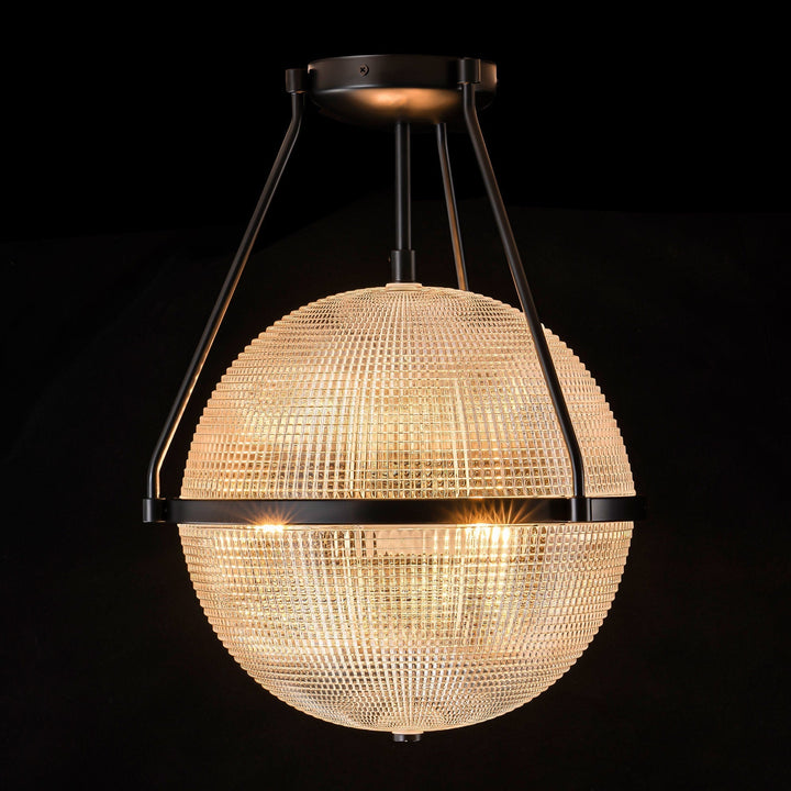 Atale Lampe de Plafond Moderne Minimaliste en Verre et Métal - Neutralighting