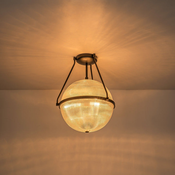 Atale Lampe de Plafond Moderne Minimaliste en Verre et Métal - Neutralighting
