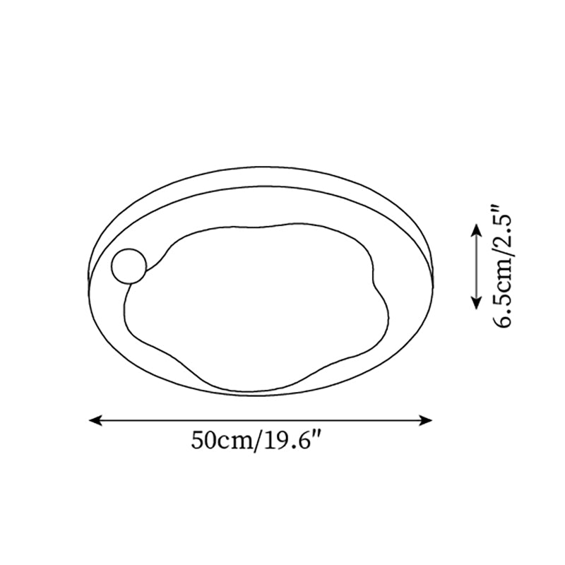 Niera Lumière de plafond en forme de nuage minimaliste - Neutralighting