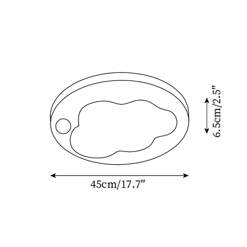 Niera Lumière de plafond en forme de nuage minimaliste - Neutralighting