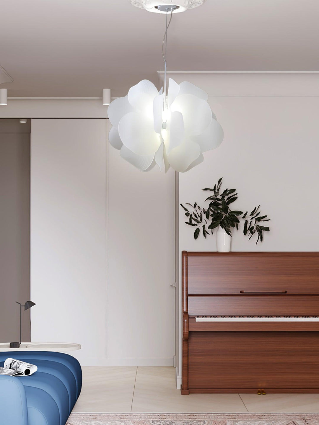 Lustra Suspension en Plastique Floral - Neutralighting
