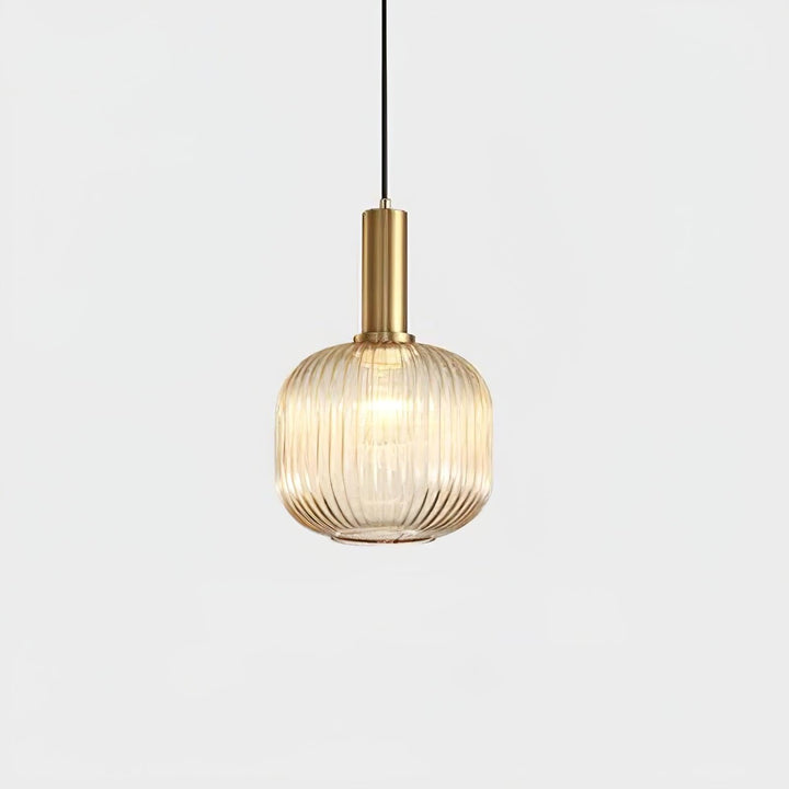 Elara Lampe Pendante Élégante à Rayures - Neutralighting