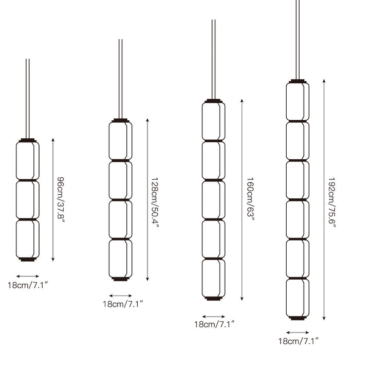 Cadorus Suspension Élégante Haut de Gamme en Verre et Métal - Neutralighting