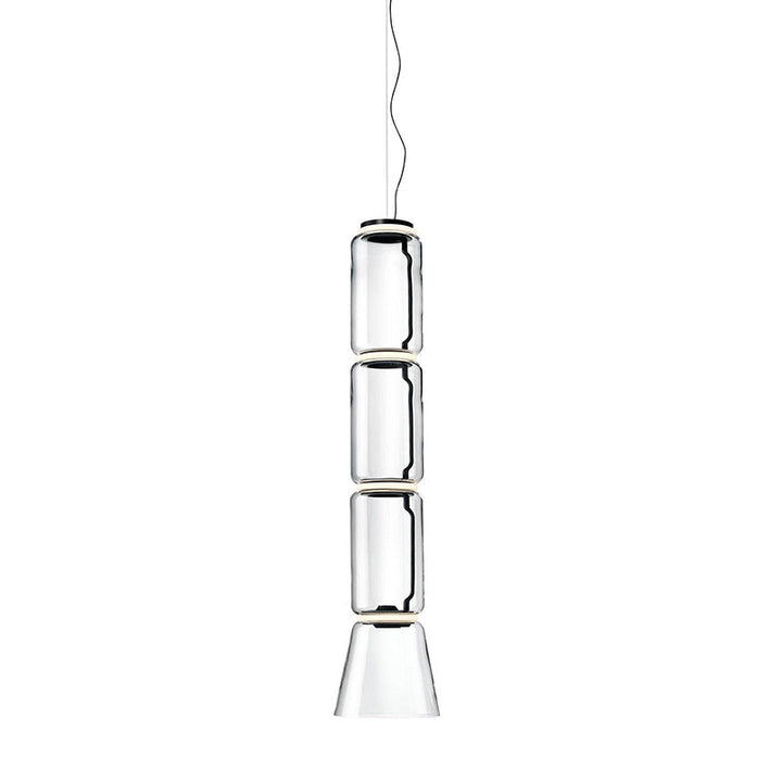 Cadorus Suspension Élégante Haut de Gamme en Verre et Métal - Neutralighting