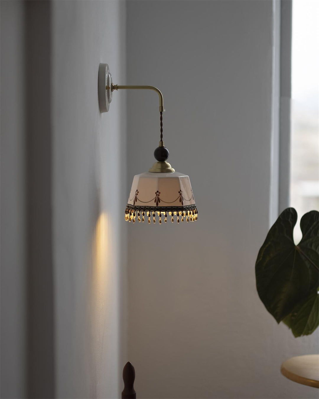 Noemi Applique Murale Vintage Florale Élégante - Neutralighting