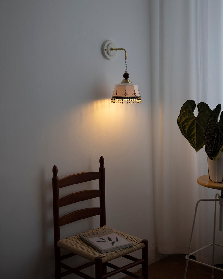 Noemi Applique Murale Vintage Florale Élégante - Neutralighting