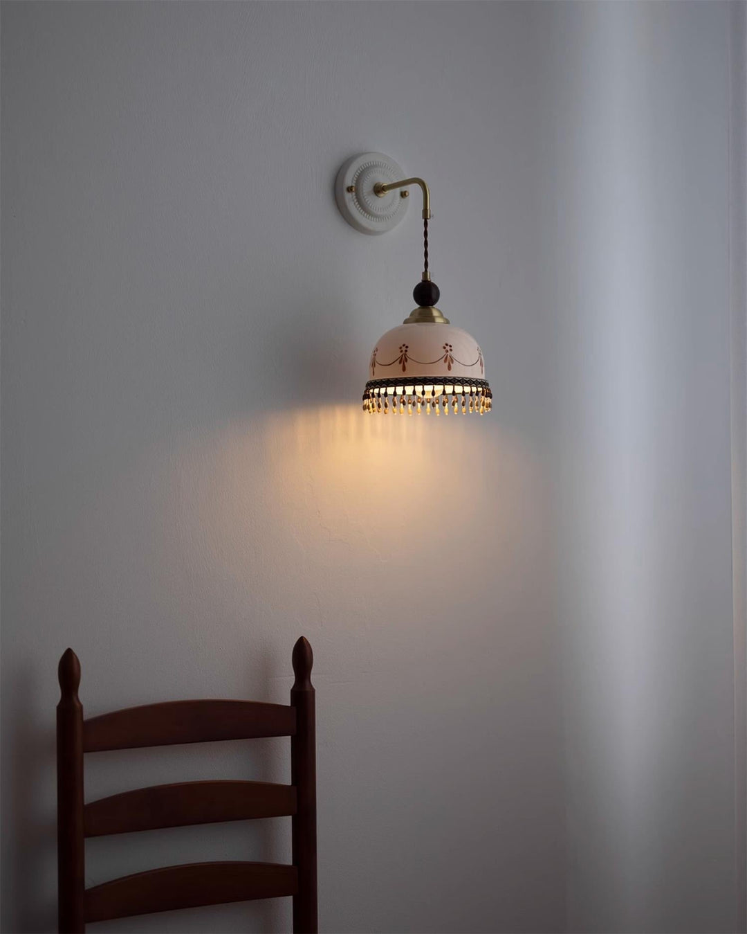 Noemi Applique Murale Vintage Florale Élégante - Neutralighting