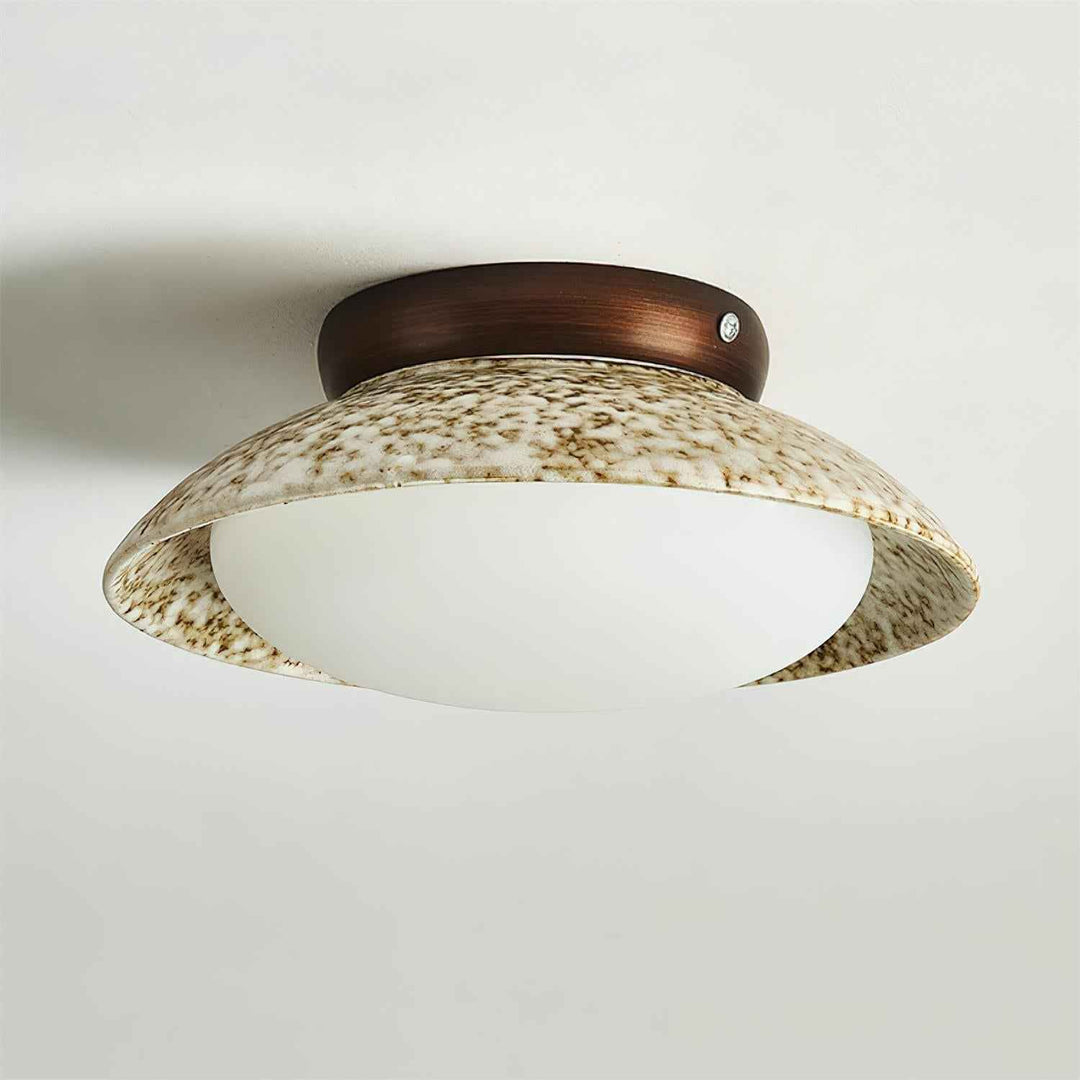 Aria Métal 25cm Beige LED
