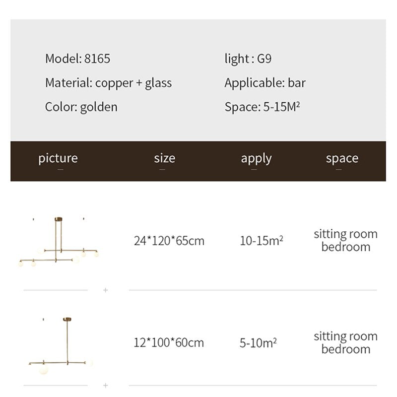 Valentina Suspension Luminaire LED Métal Doré - Neutralighting