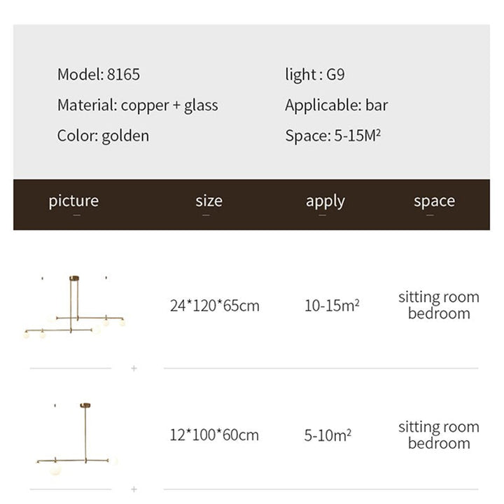 Valentina Suspension Luminaire LED Métal Doré - Neutralighting