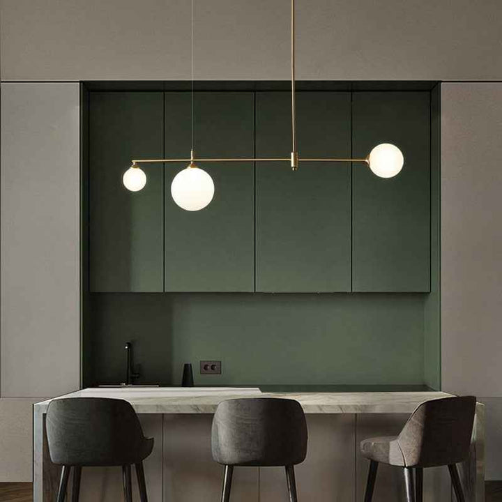 Valentina Suspension Luminaire LED Métal Doré - Neutralighting